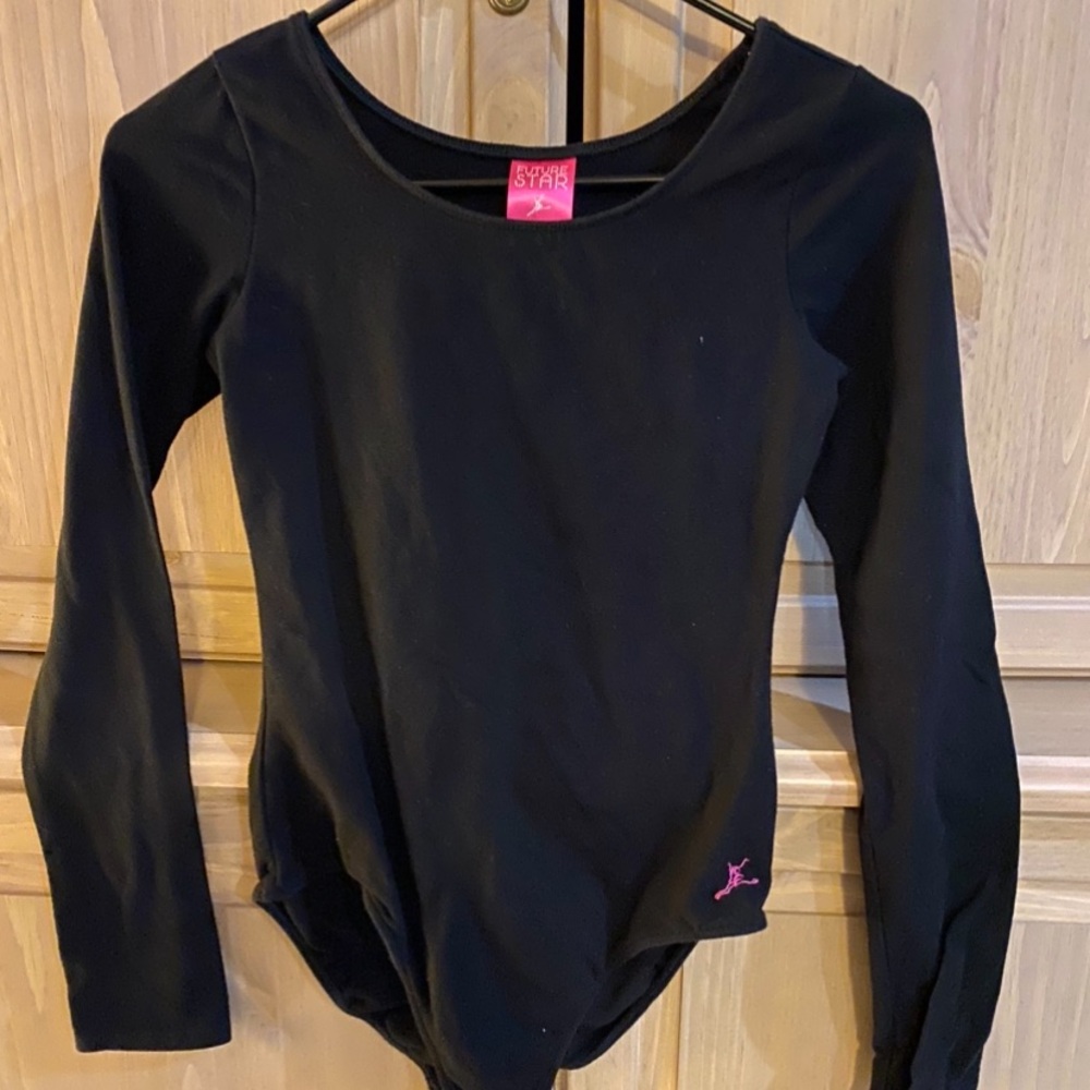 Capezio black leotard.